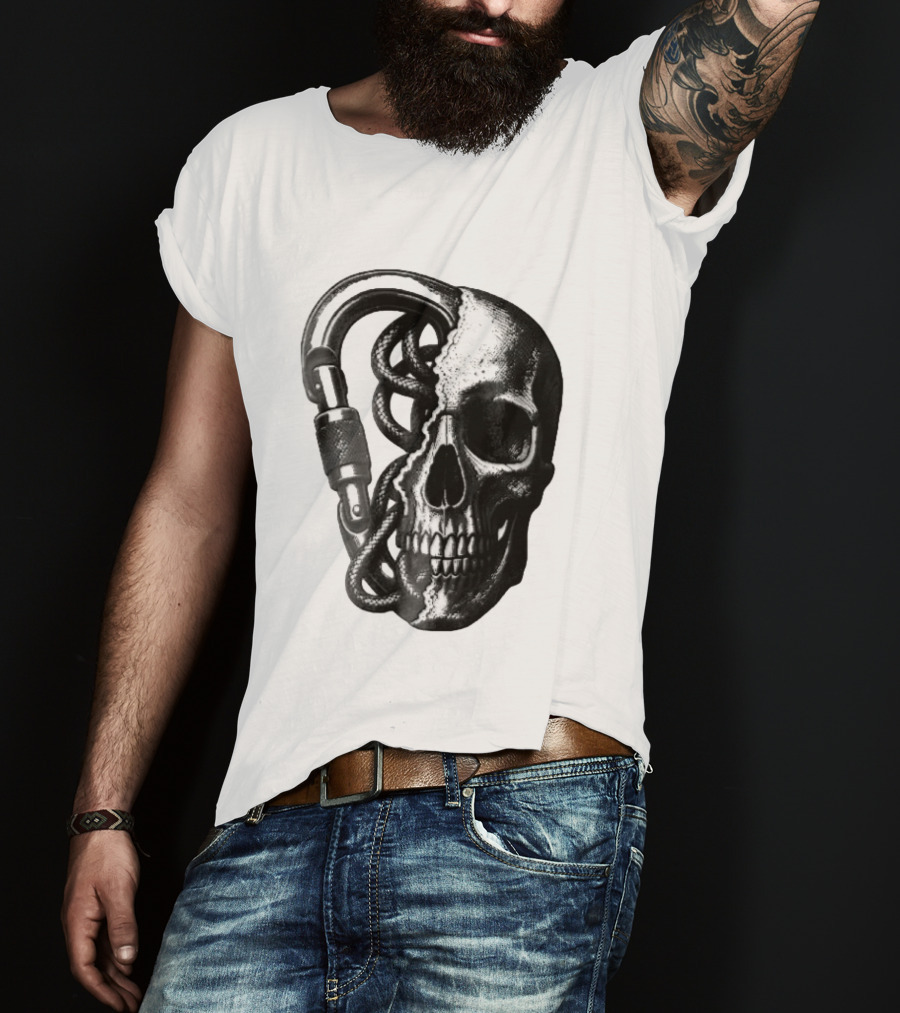 Skull Carabiner Snake T-Shirt