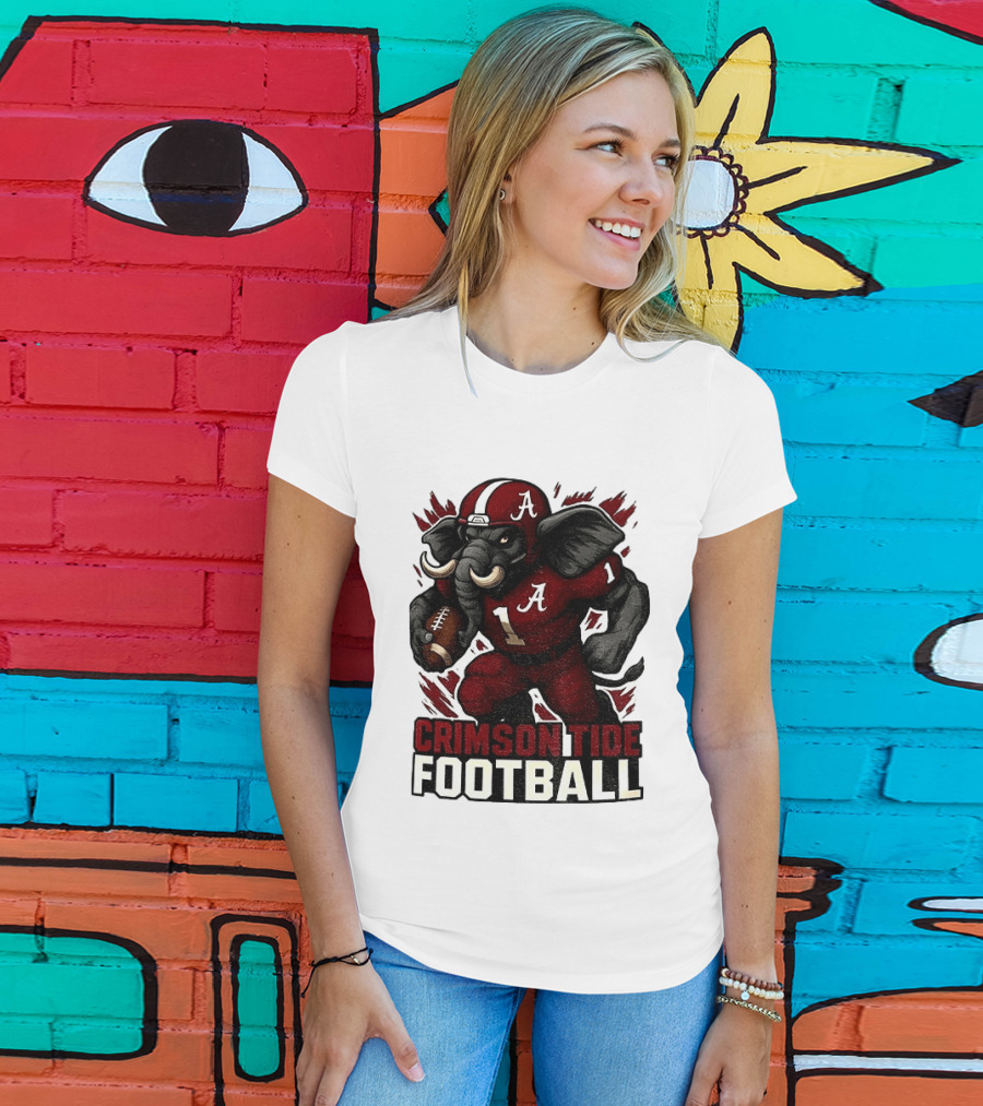 Crimson Tide Football Elephant Alabama A 1 T-Shirt