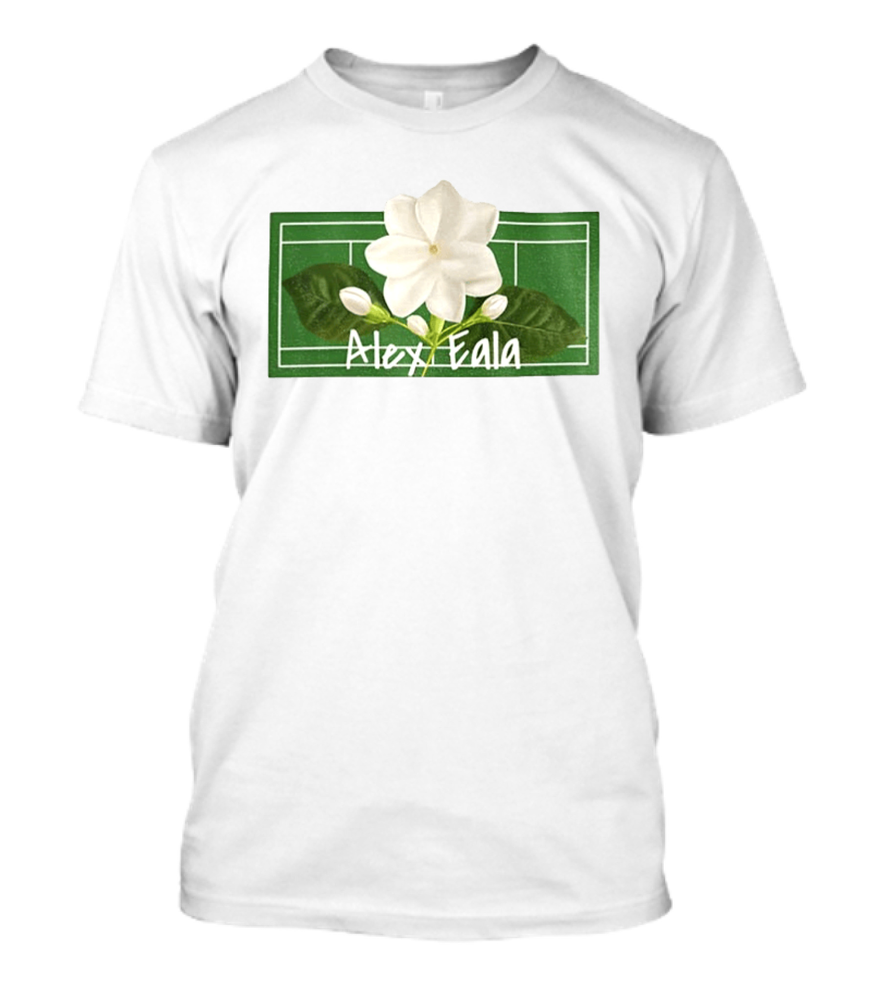 Alex Eala Sampaguita Tennis Court Blossom T-Shirt