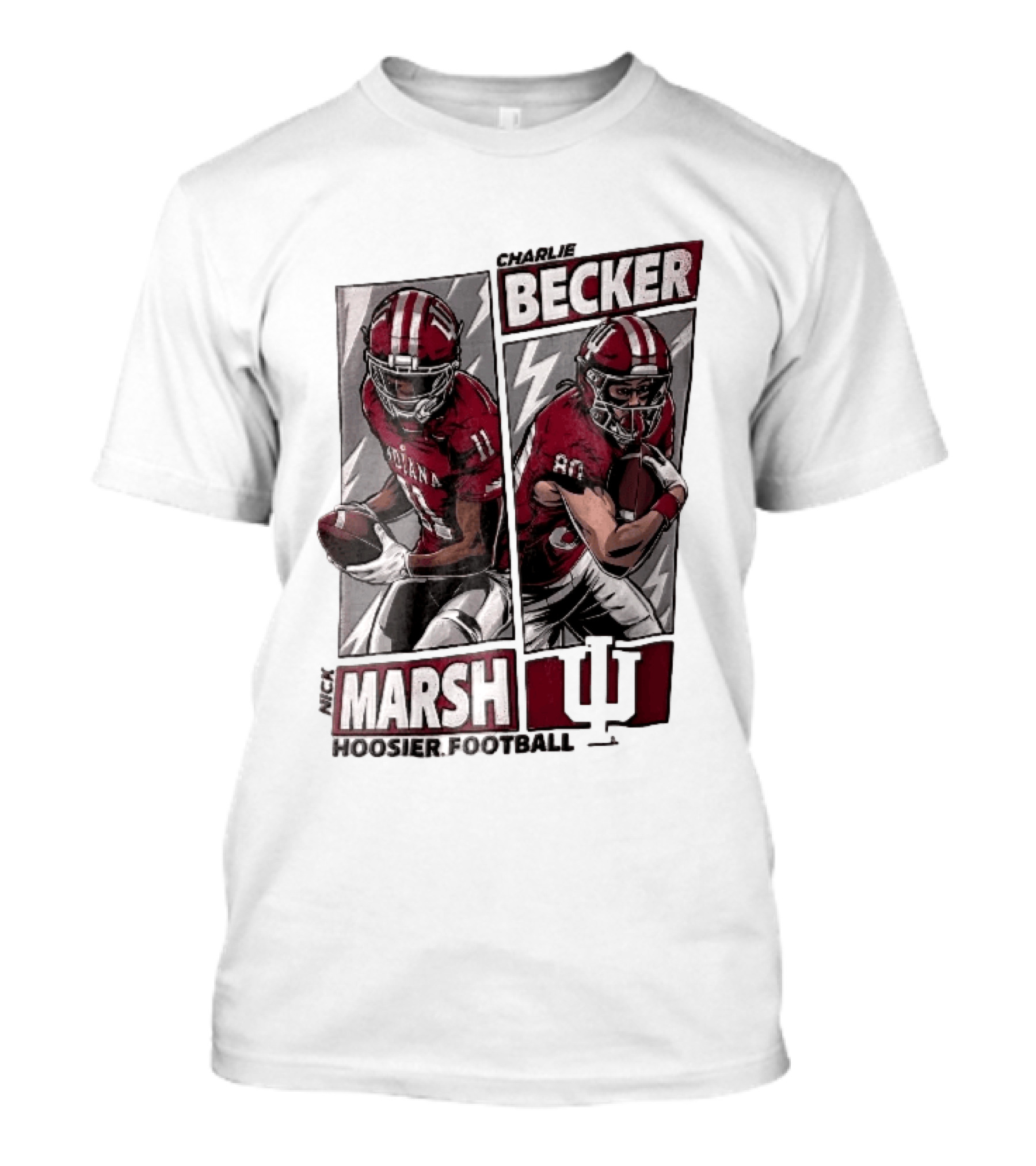 Charlie Becker Nick Marsh Hoosier Football Indiana Players T-Shirt