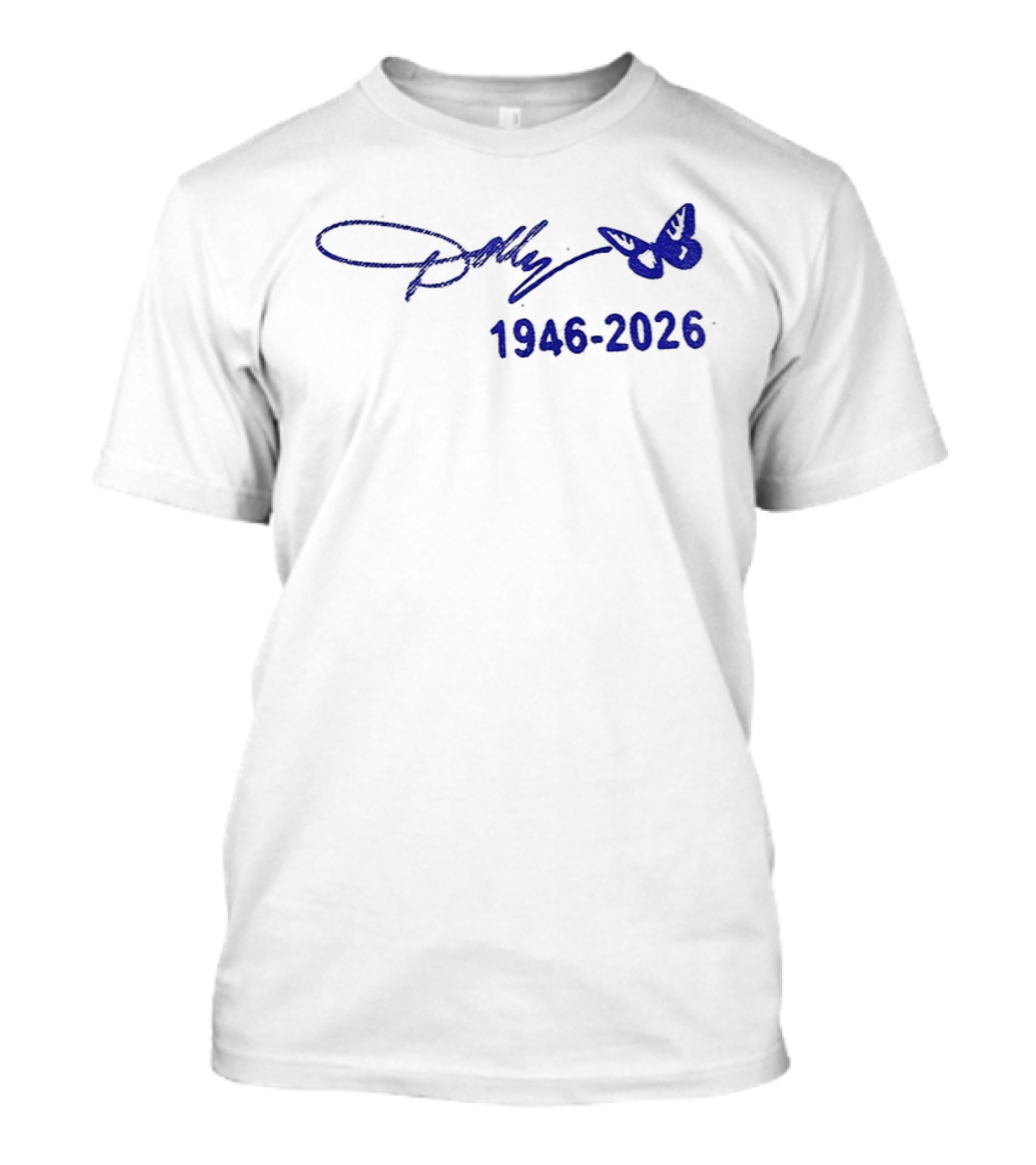 Dolly Parton Signature Butterfly 1946 2026 T-Shirt
