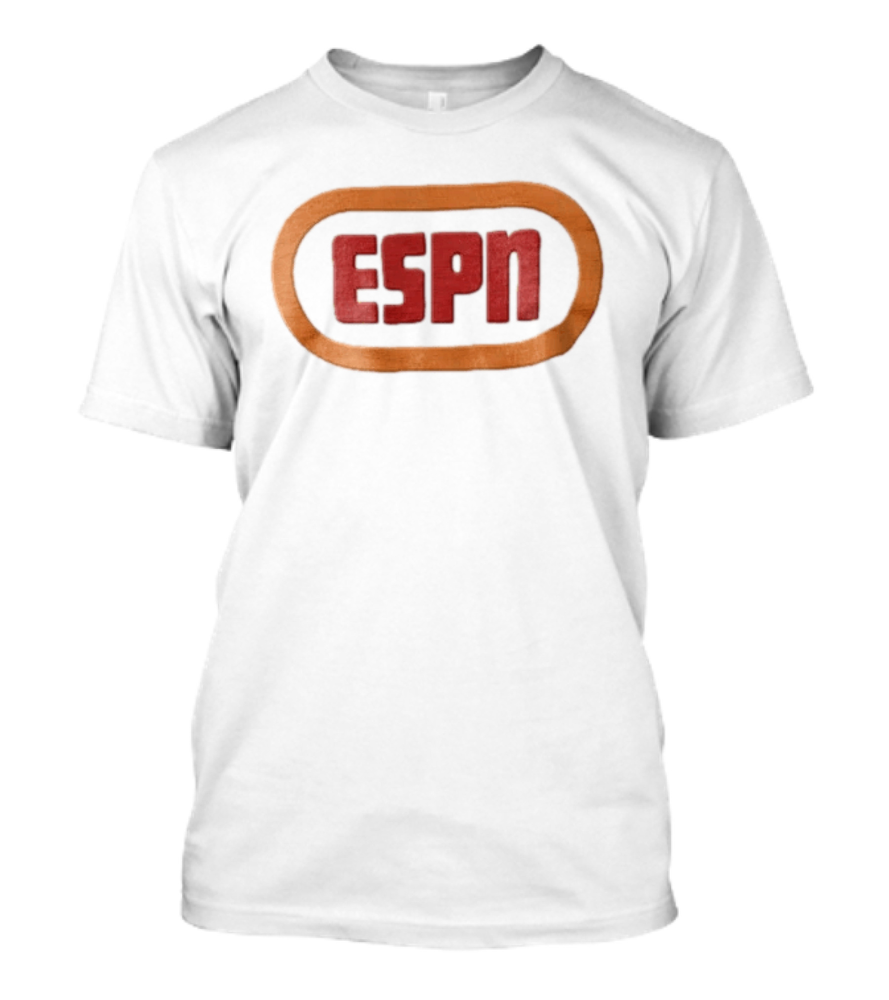 ESPN Oval Border Classic Style Retro Sports T-Shirt