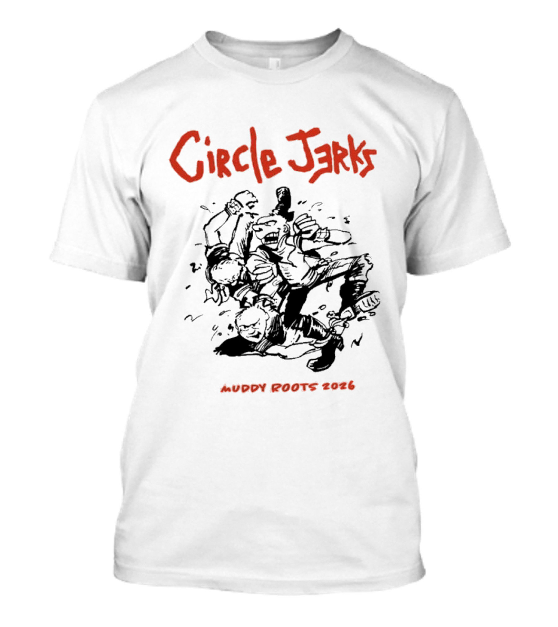 Circle Jerks Muddy Roots 2026 September Festival Exclusive T-Shirt