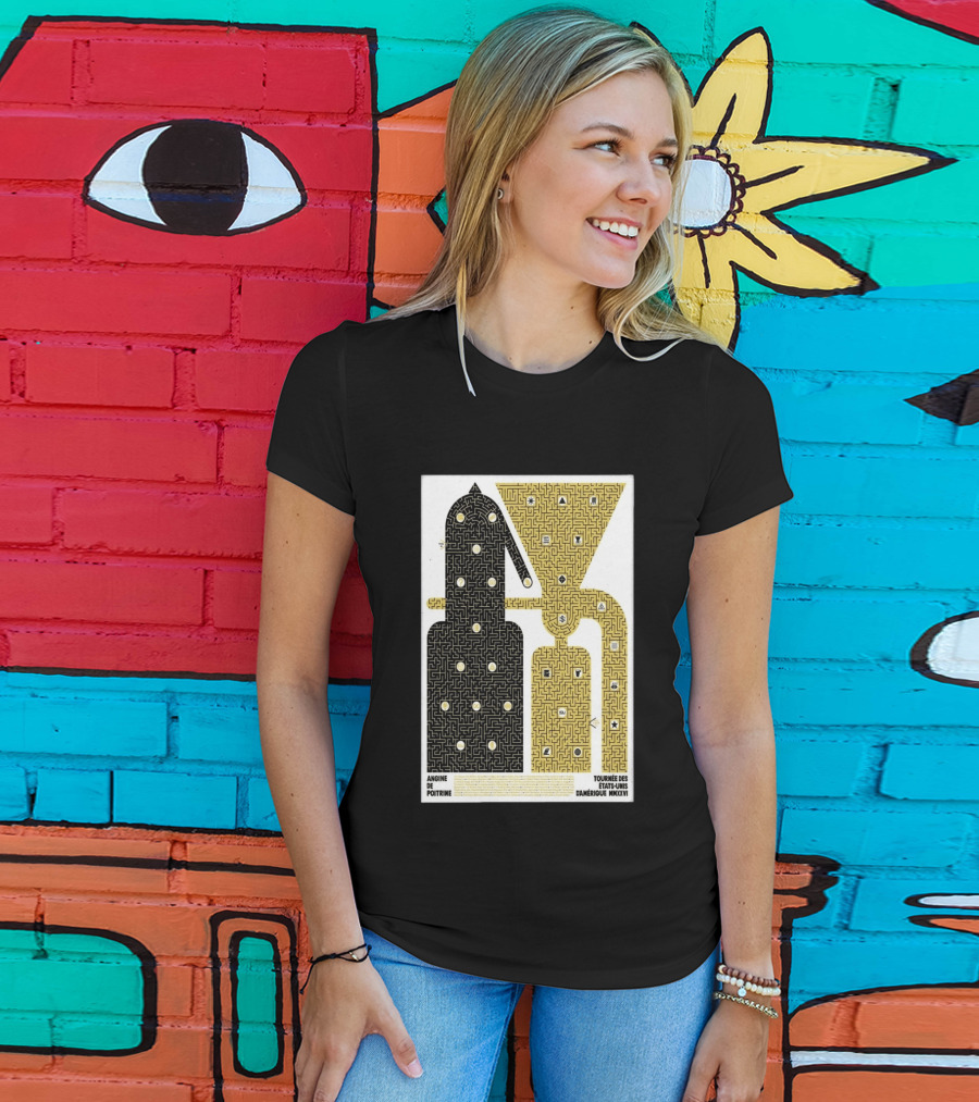 Angine De Poitrine Tournée Des États Unis D'Amérique MMXXVI Tour Music Limited T-Shirt