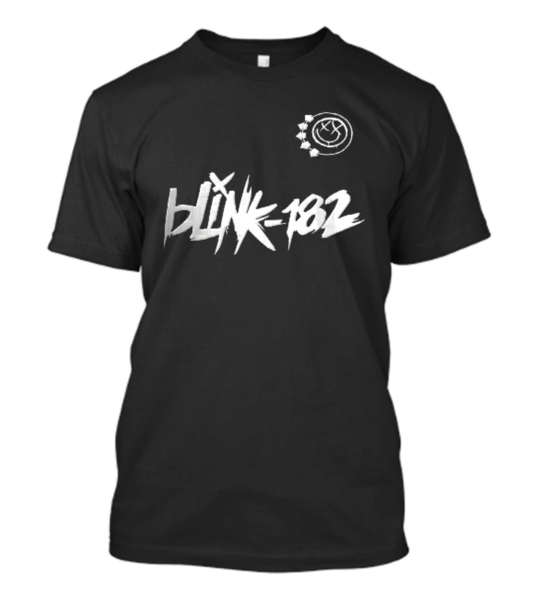 Blink 182 Graffiti Style Smiley Face T-Shirt