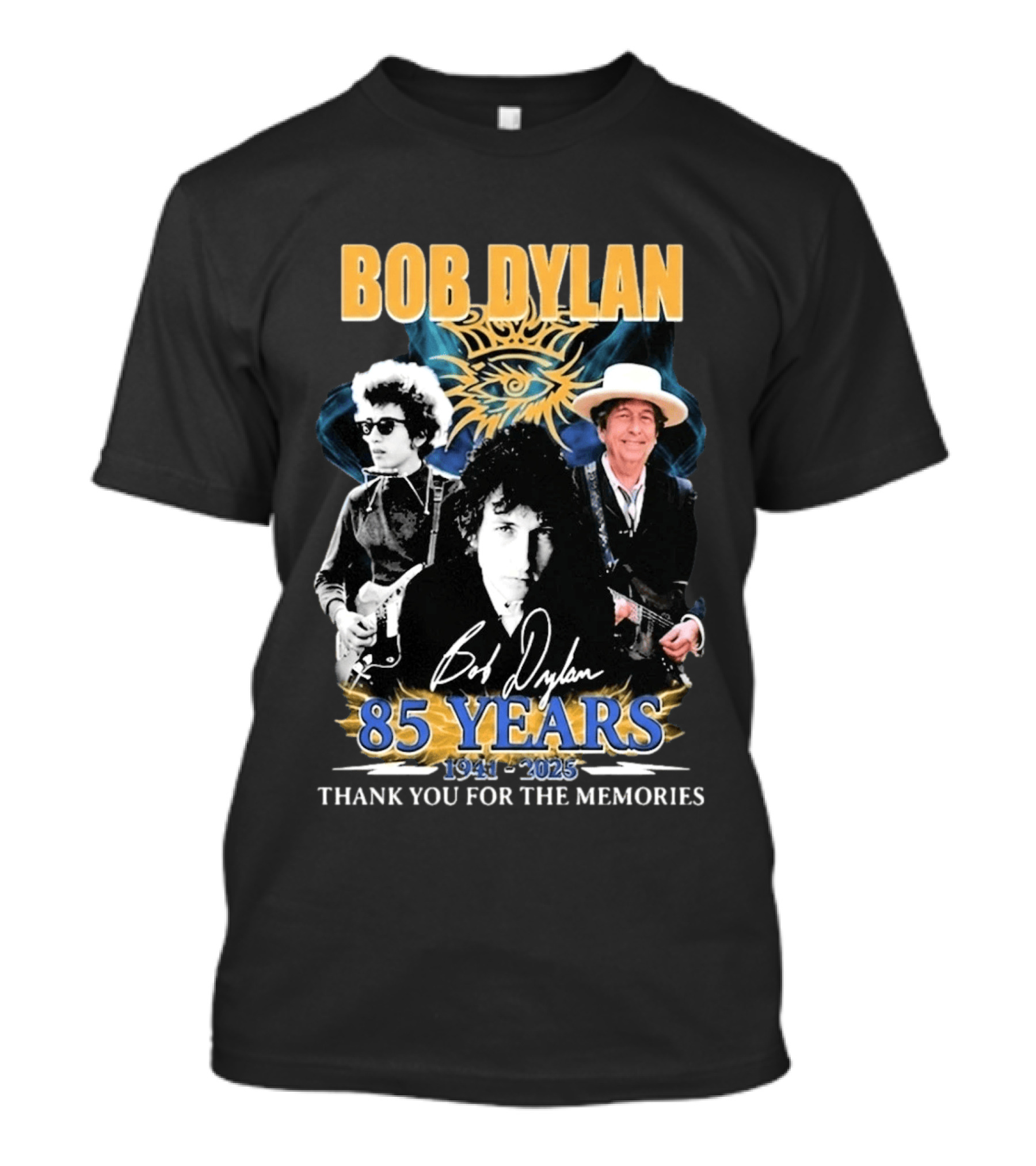 Bob Dylan 85 Years 1941 2025 Thank You For The Memories T-Shirt