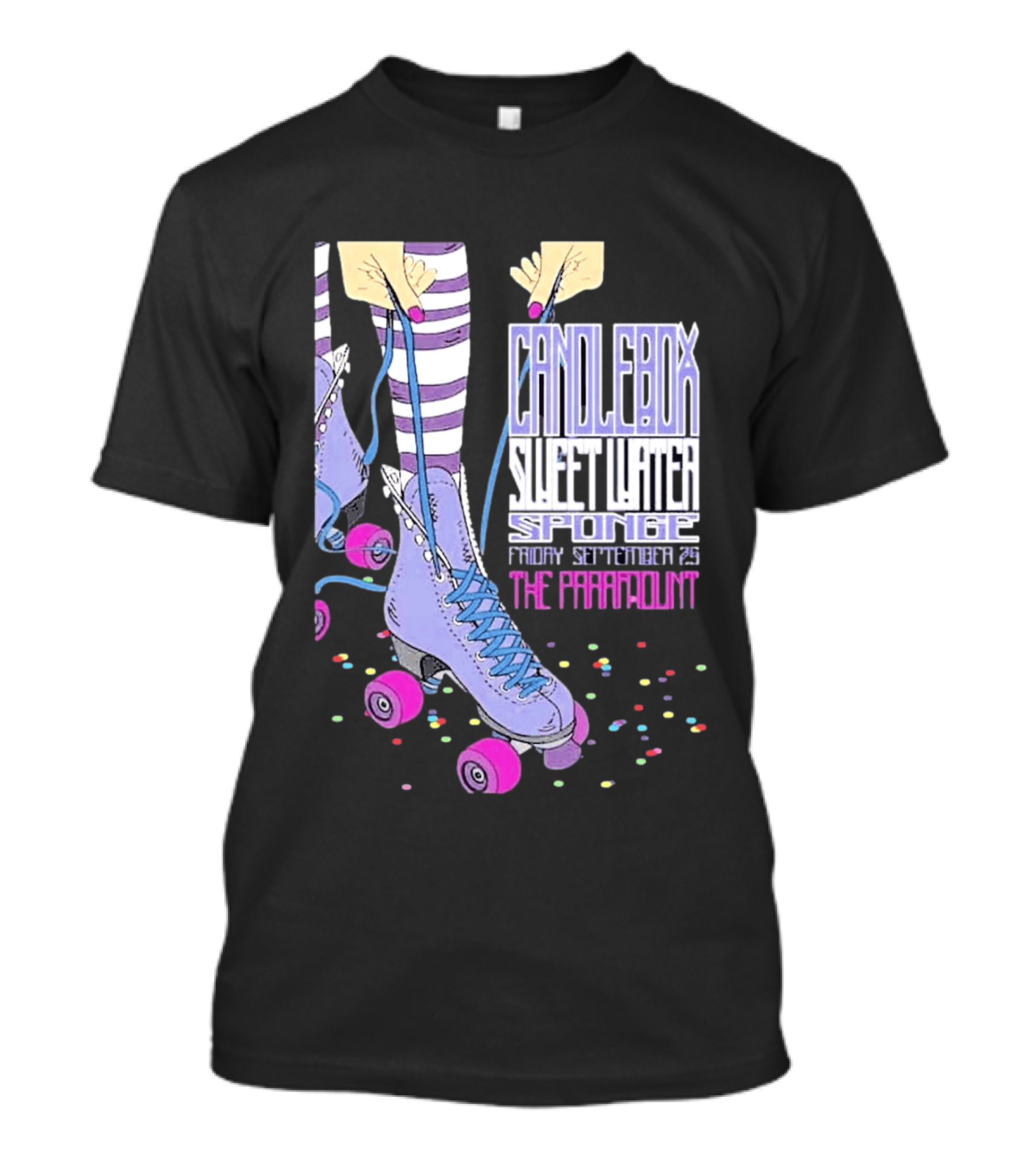 Candlebox Sweetwater Sponge September 26 2026 The Paramount Roller Skates Event T-Shirt