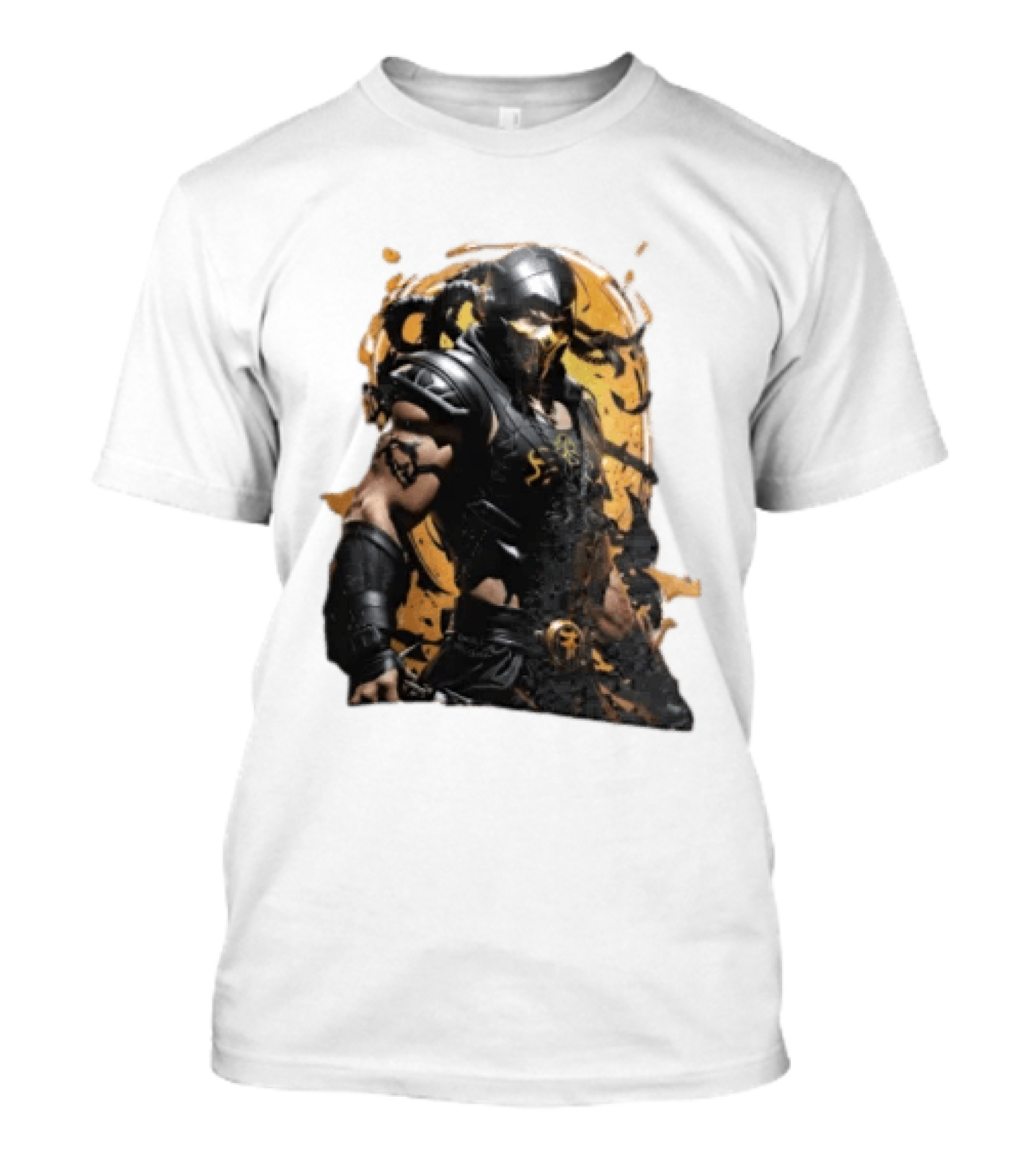 Mortal Kombat Scorpion Warrior Fighter T-Shirt