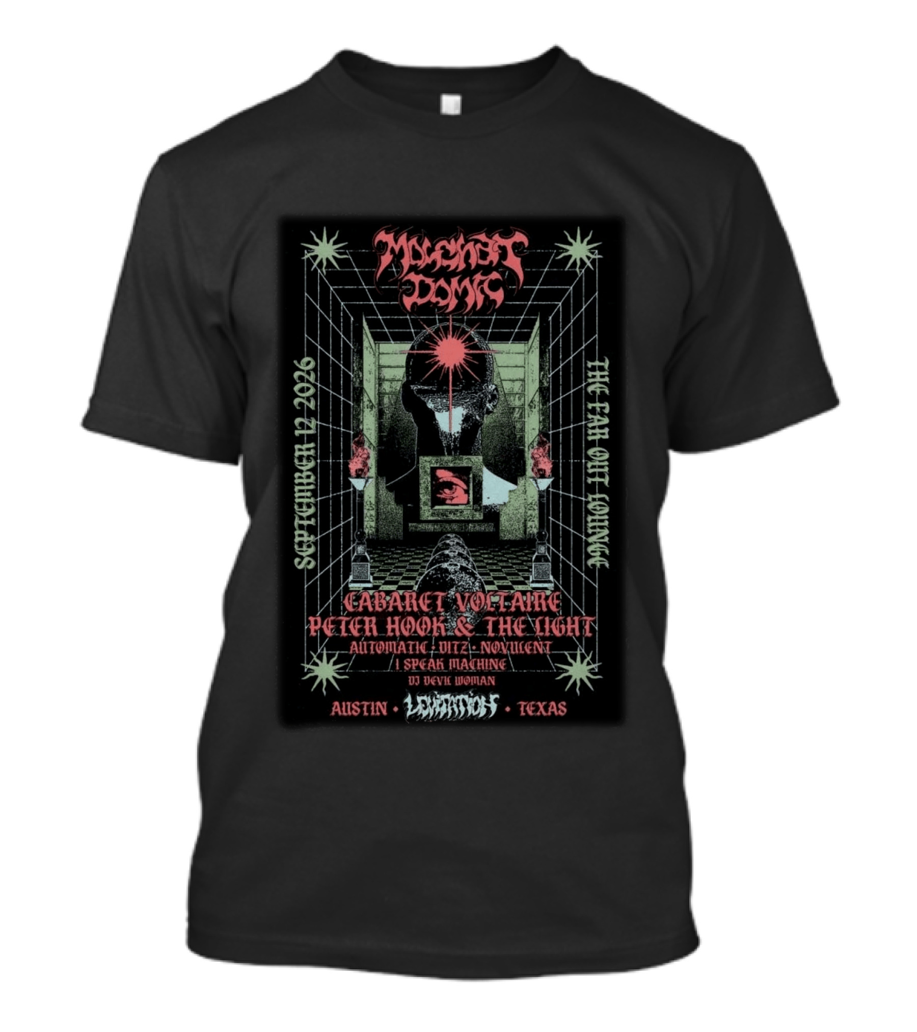 Molchat Doma Cabaret Voltaire Peter Hook & The Light Live Austin The Far Out Lounge September 12 2026 T-Shirt