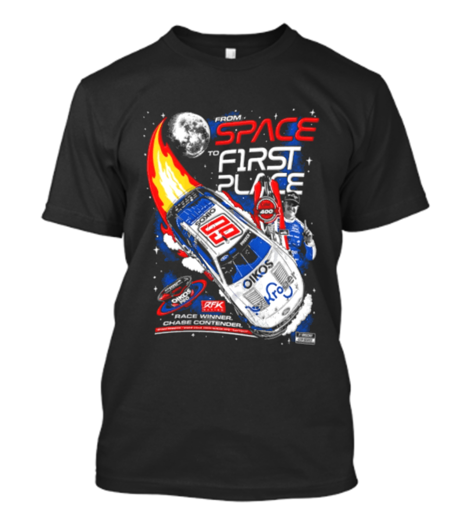 Space To First Place Daytona RFK Racing 2023 NASCAR Win T-Shirt