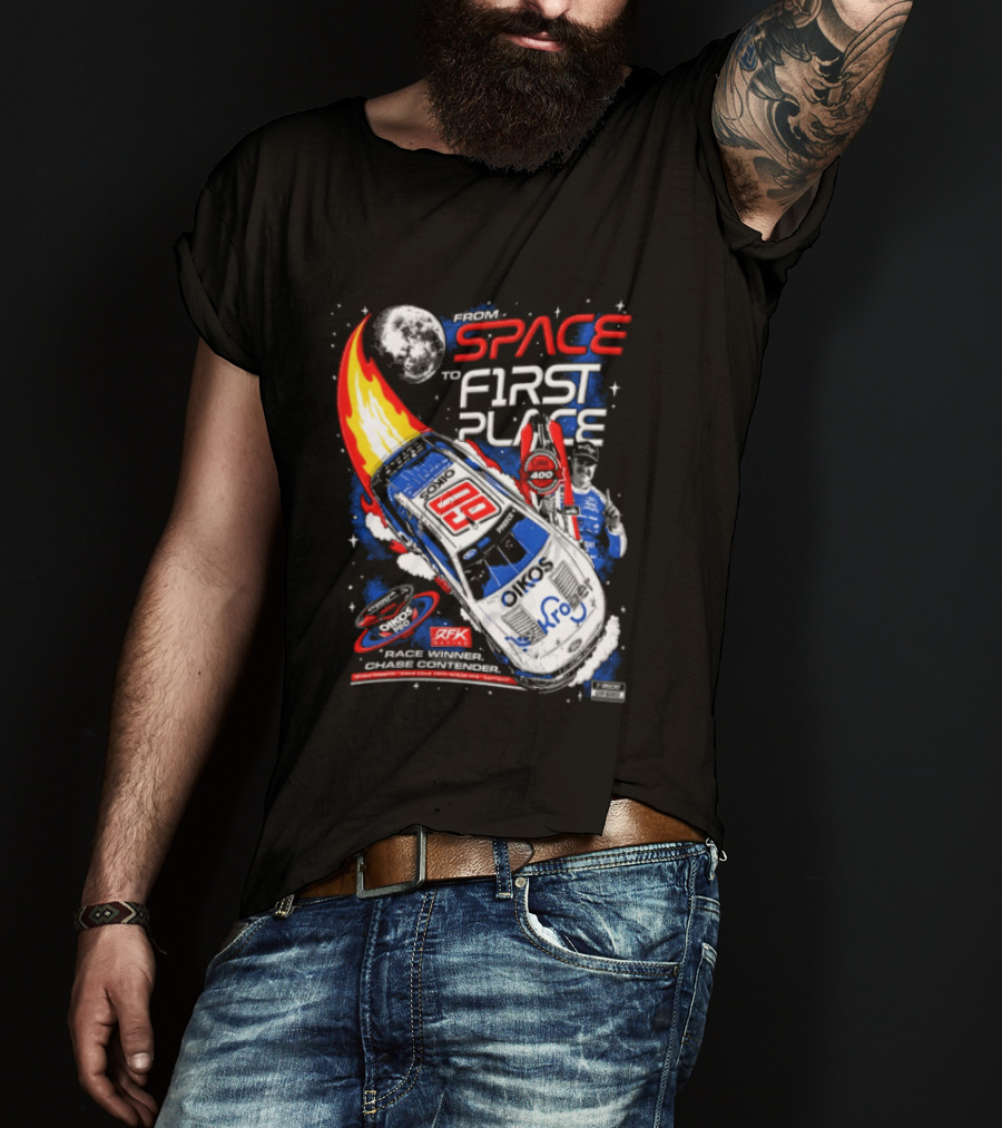 Space To First Place Daytona RFK Racing 2023 NASCAR Win T-Shirt