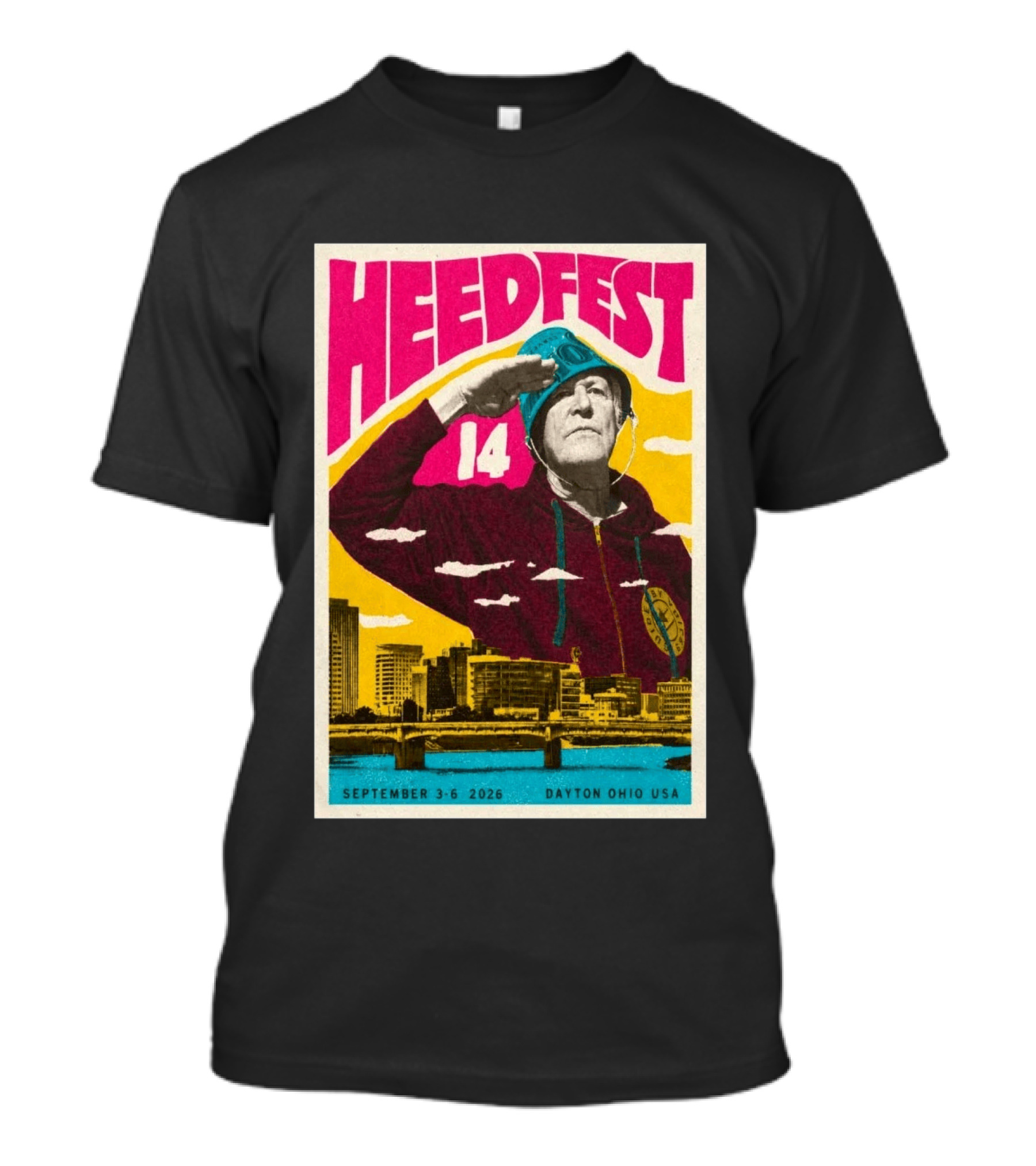 HeedFest 14 September 3 6 2026 Dayton Ohio USA T-Shirt