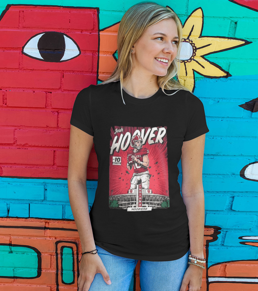 Josh Hoover Indiana Hoosiers Football Quarterback No 10 T-Shirt