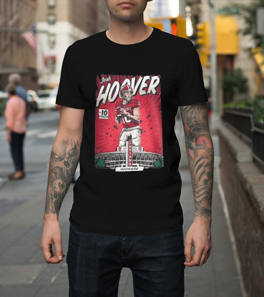 Josh Hoover Indiana Hoosiers Football Quarterback No 10 T-Shirt
