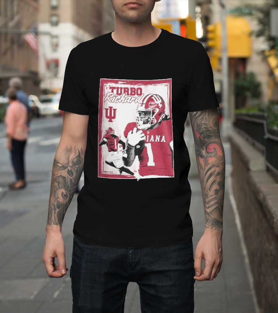 Turbo Richard Indiana Football Player IU Sports Helmets T-Shirt