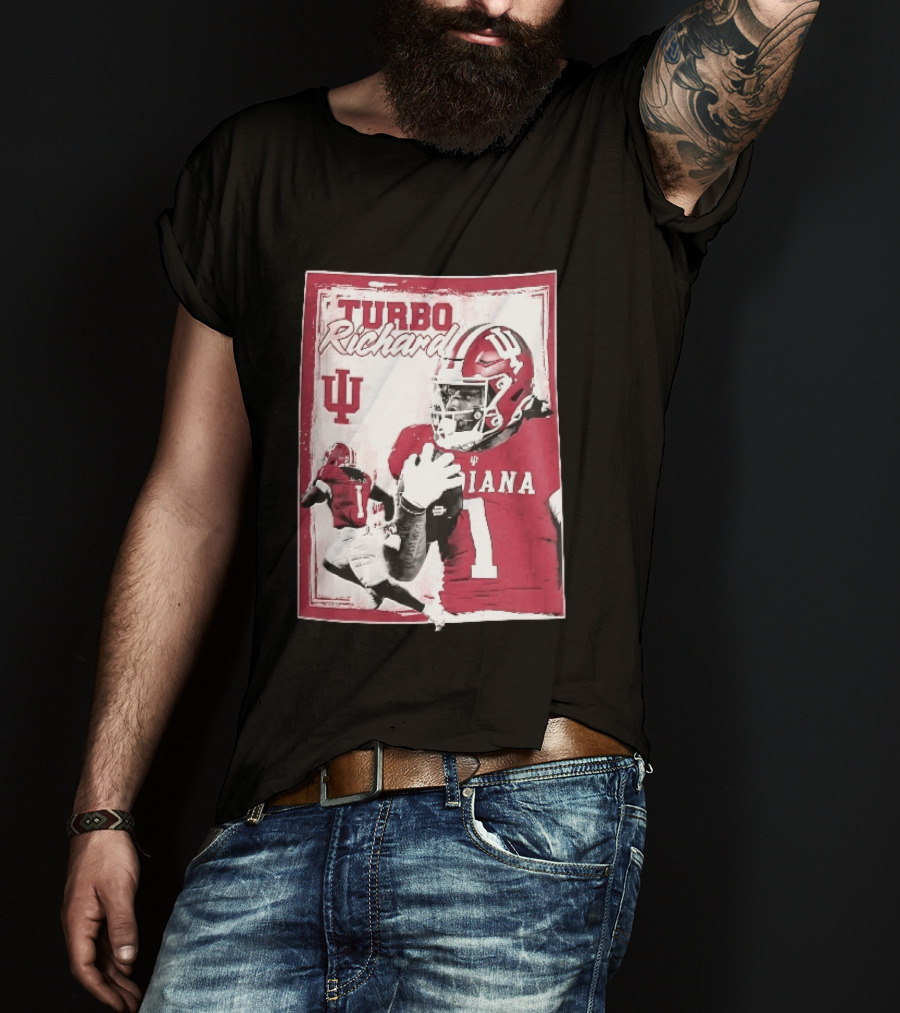 Turbo Richard Indiana Football Player IU Sports Helmets T-Shirt
