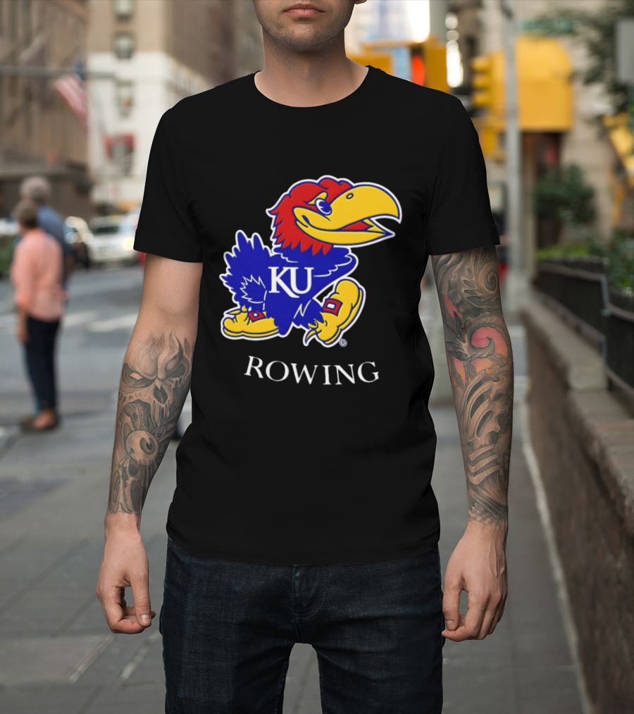 Kansas Jayhawks KU Rowing T-Shirt