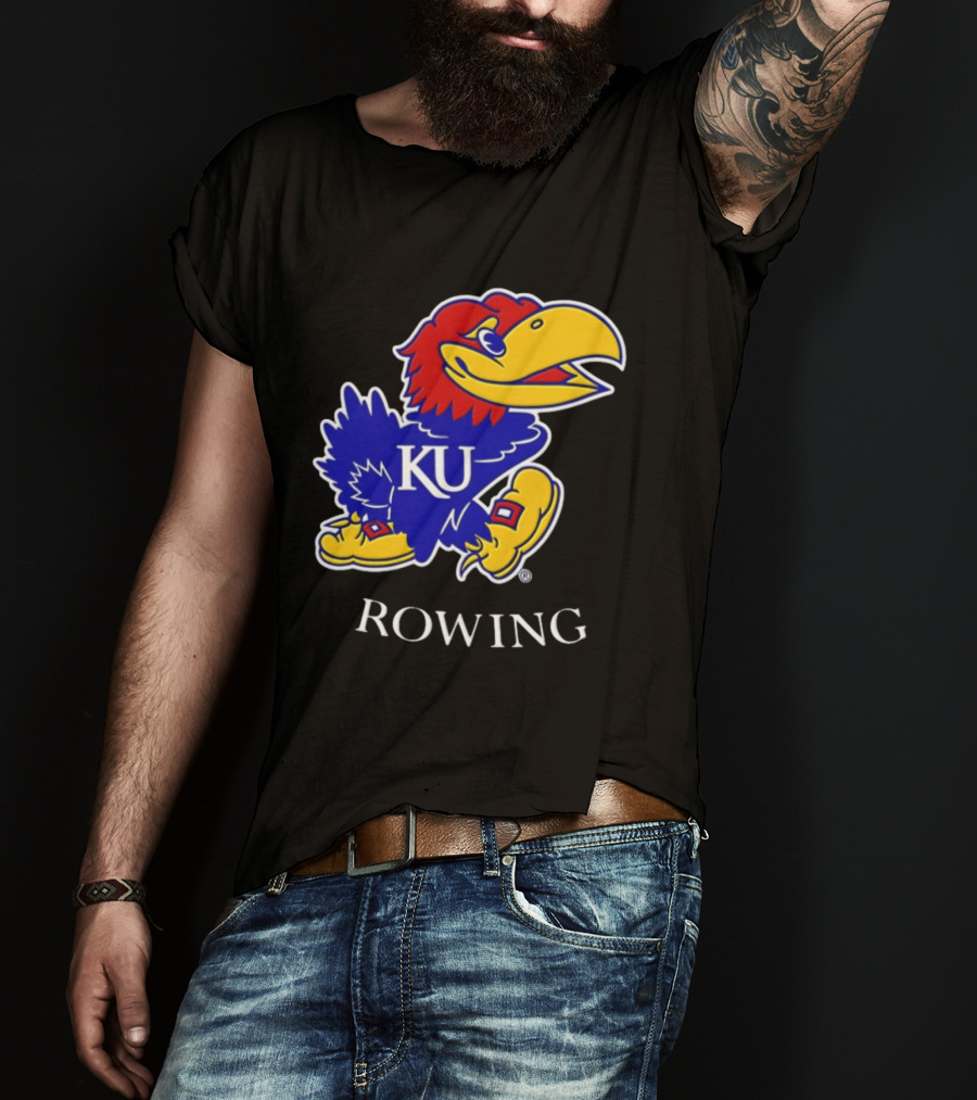 Kansas Jayhawks KU Rowing T-Shirt