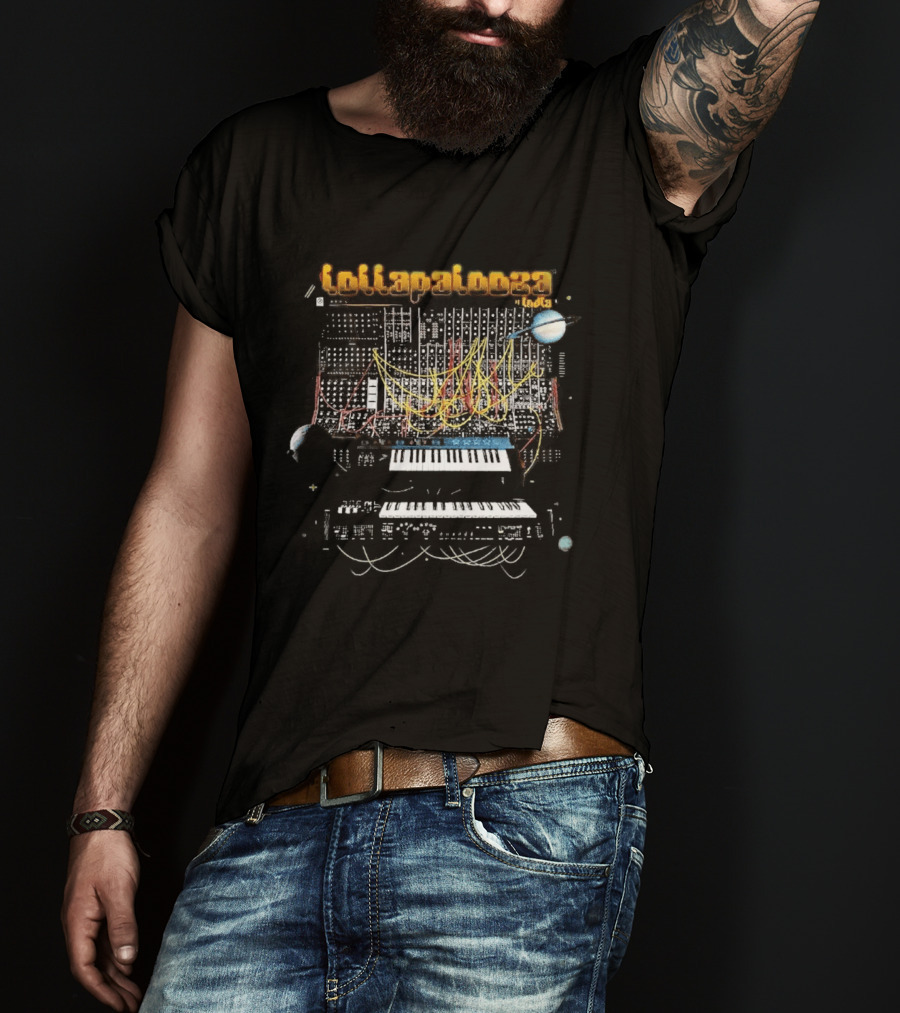 Lollapalooza India 2027 The Original Synth Keyboard Planet T-Shirt