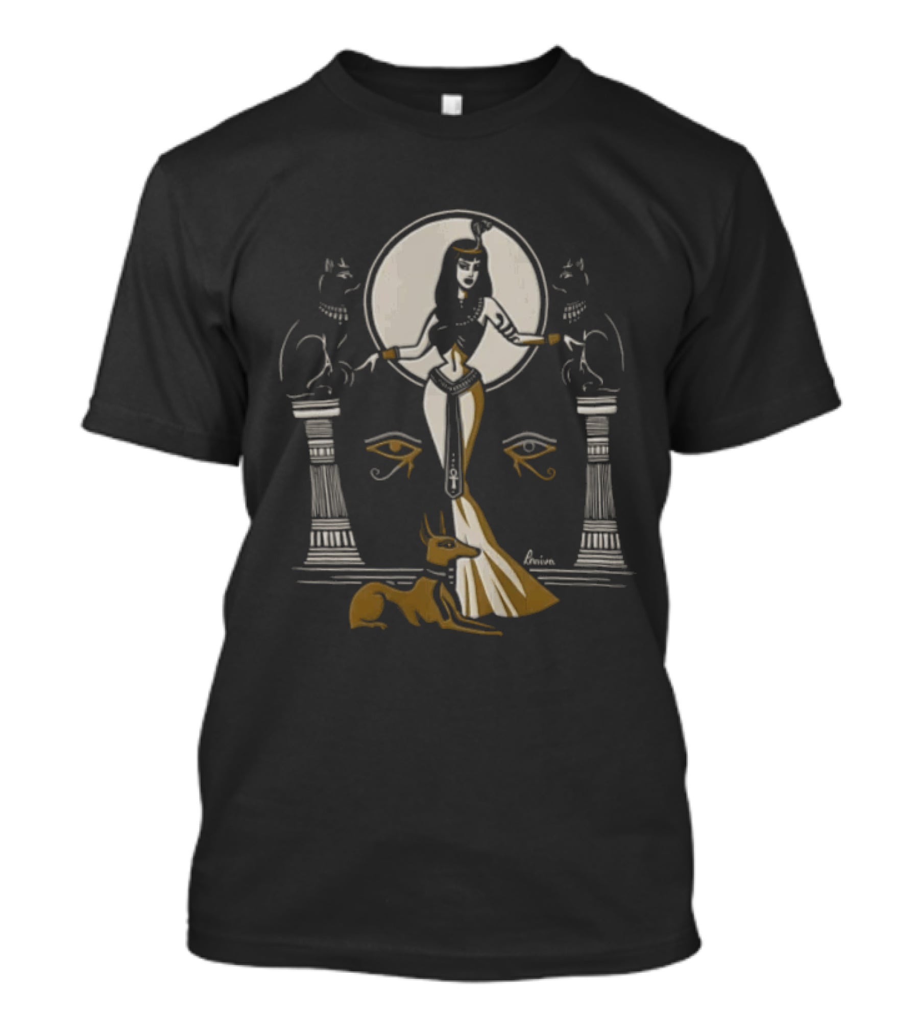 Egyptian Goddess Anubis Cats Iconic Ancient T-Shirt