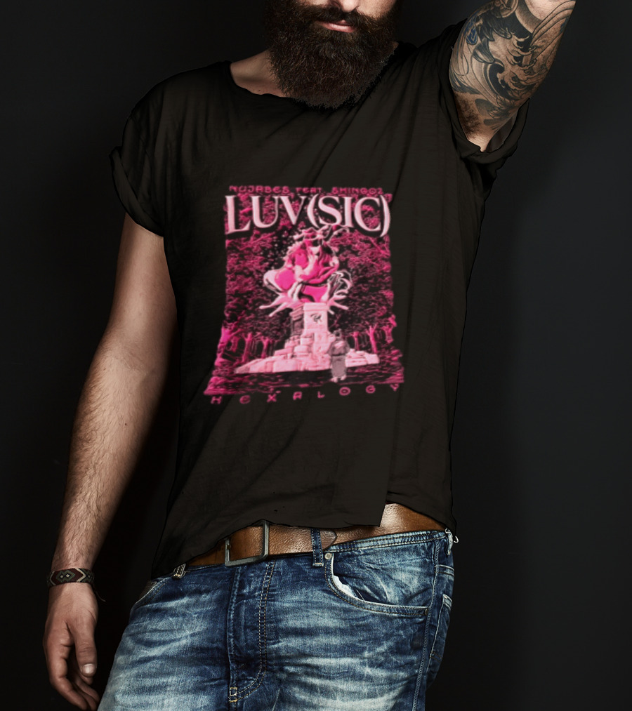 Nujabes Feat Shing02 Luv Sic Hexalogy Pink Statue Visual T-Shirt