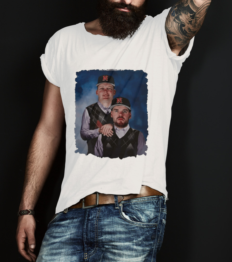 Brock Wilken And Luke Step Brothers N Cap Baseball T-Shirt