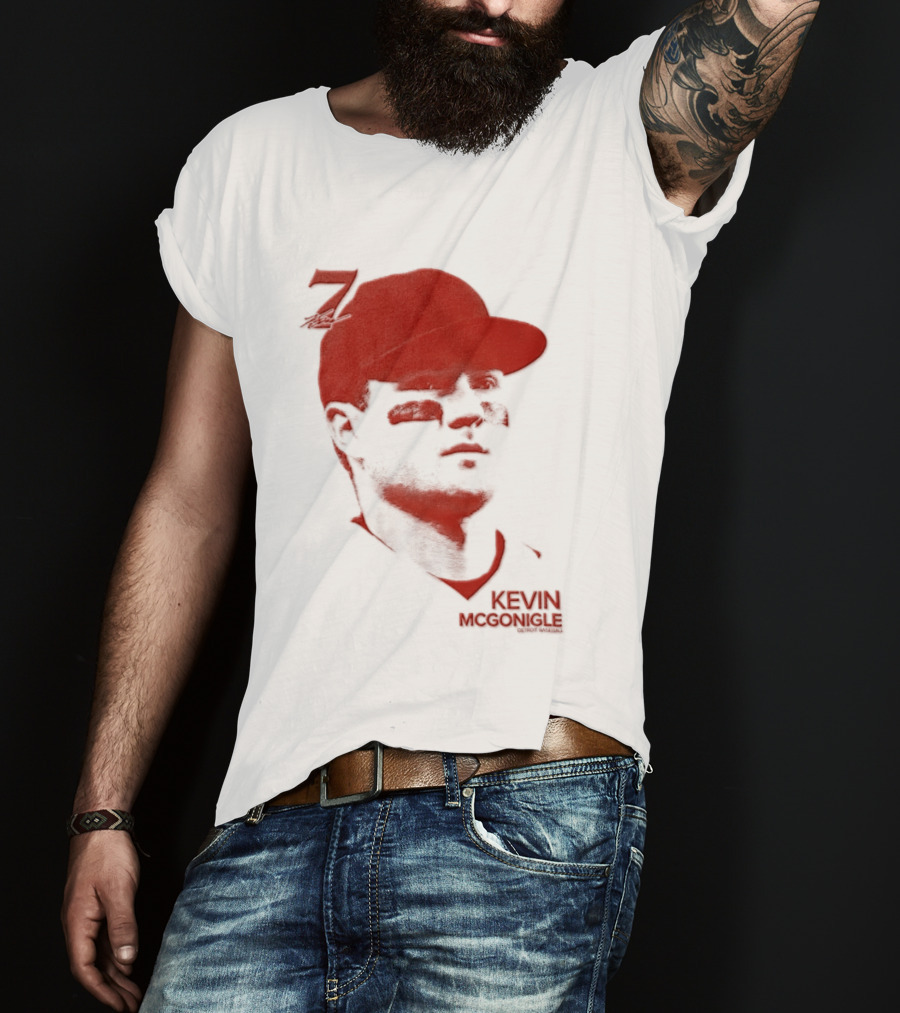 Kevin McGonigle Detroit Tigers MLB Lineage Series T-Shirt