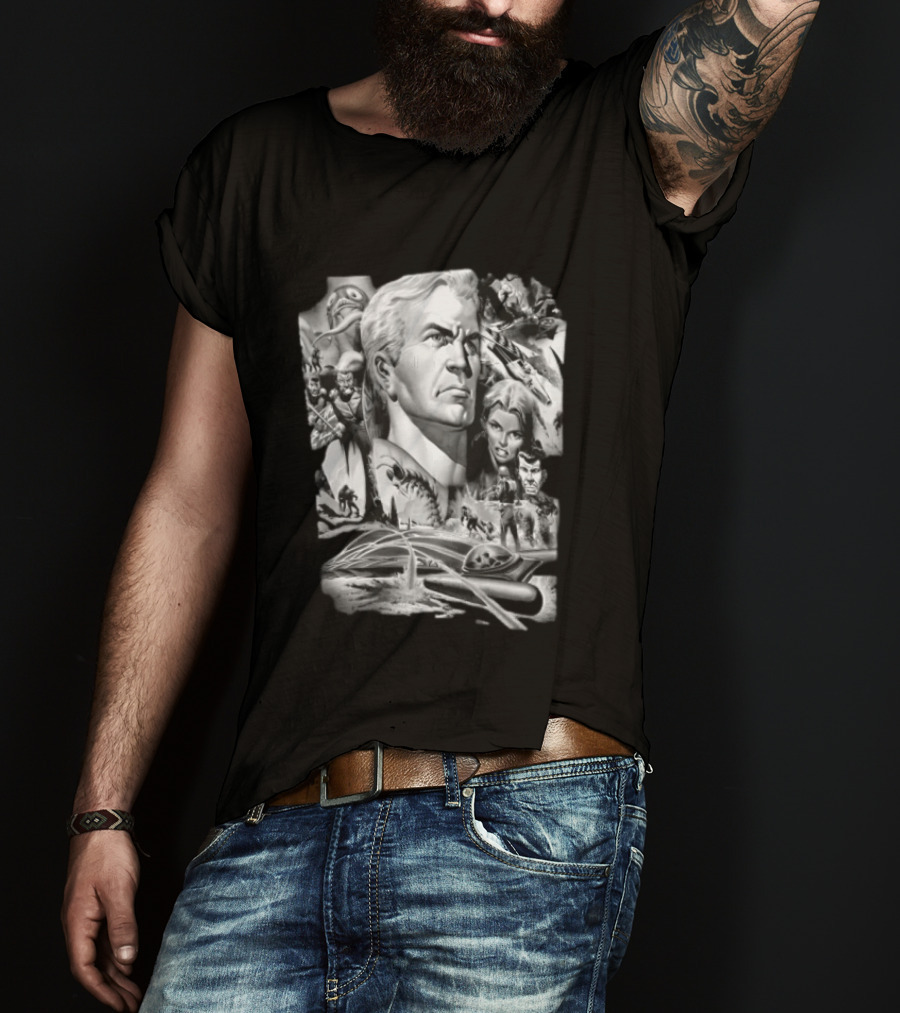 The Trigan Empire Sci Fi Adventure Comic Art Exploration T-Shirt