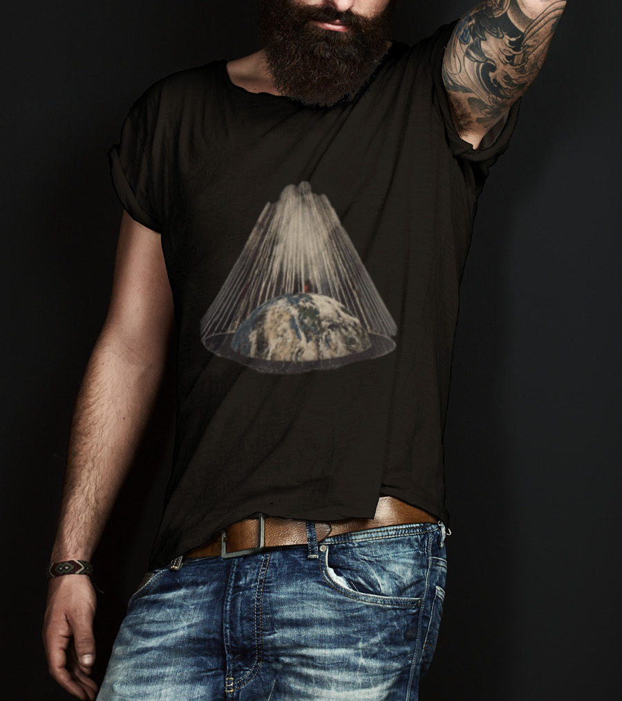 Kanye West Concert Tour Earth Graphic Visual T-Shirt