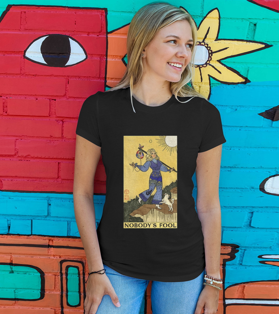 Dolly Parton Nobody's Fool Tarot Card Sun T-Shirt