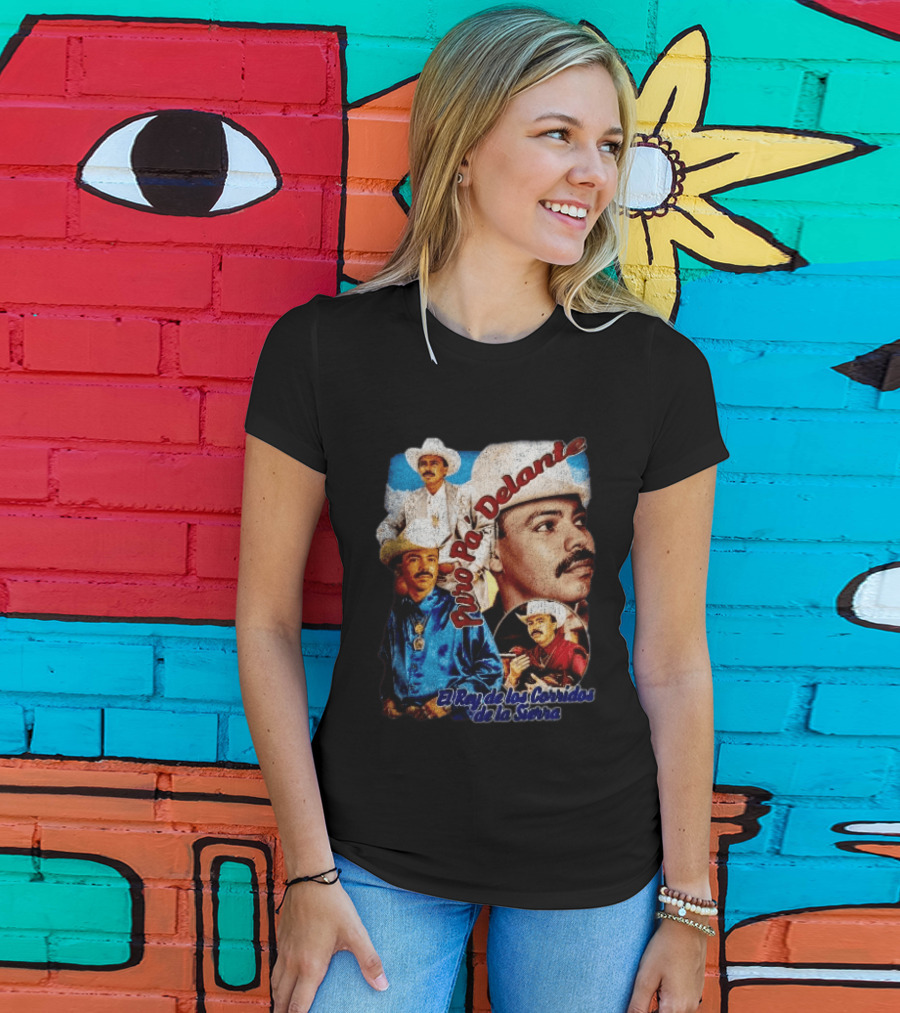 Puro Pa' Delante El Rey De Los Corridos De La Sierra Chalino Sanchez T-Shirt