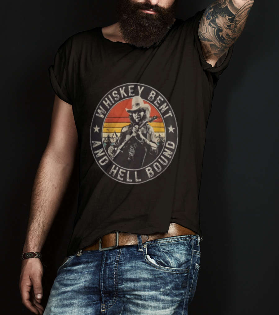 Whiskey Bent And Hell Bound Hank Williams Jr Music T-Shirt
