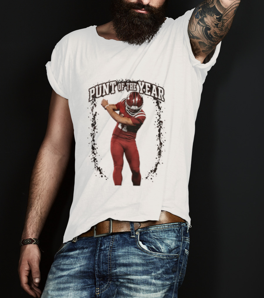 Punt Of The Year Wisconsin Football Dab Celebration T-Shirt
