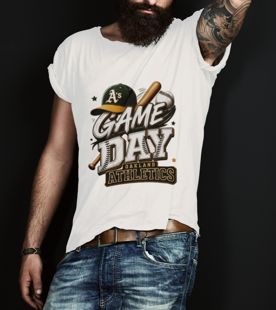 Oakland Athletics MLB Game Day A's Baseball 2026 T-Shirt