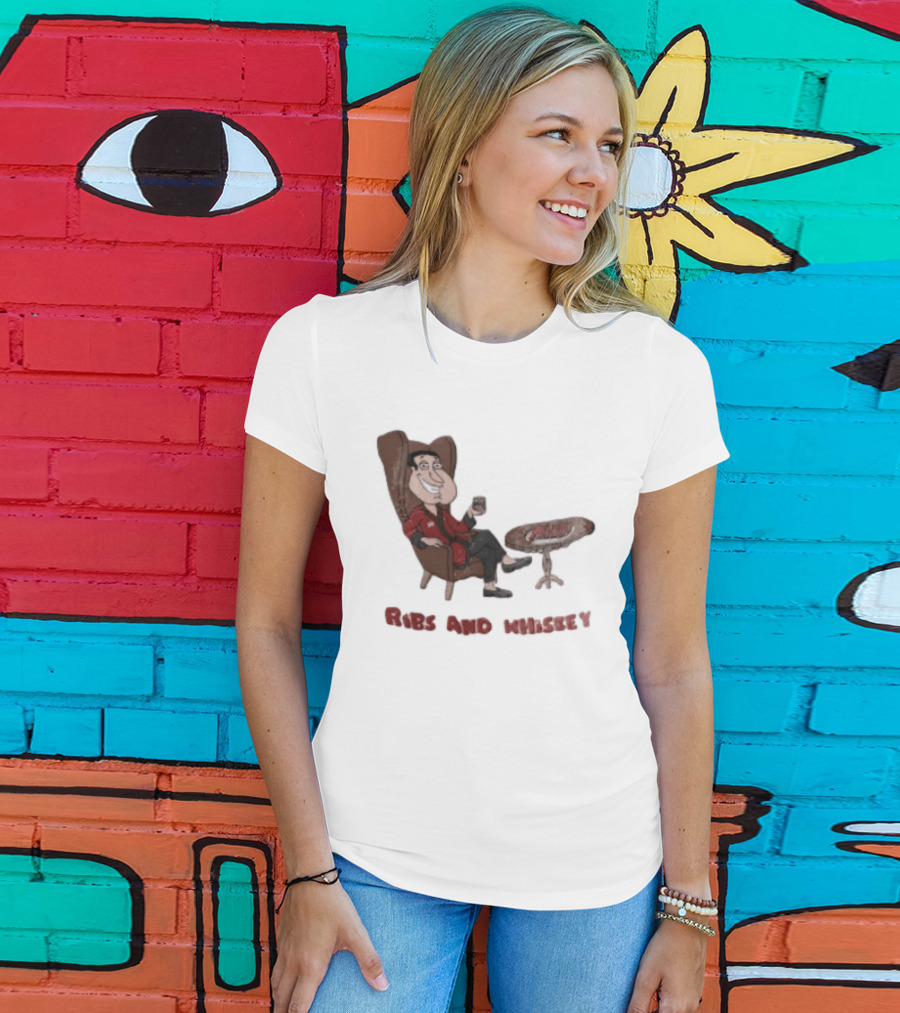 Family Guy Glenn Quagmire Ribs And Whiskey T-Shirt