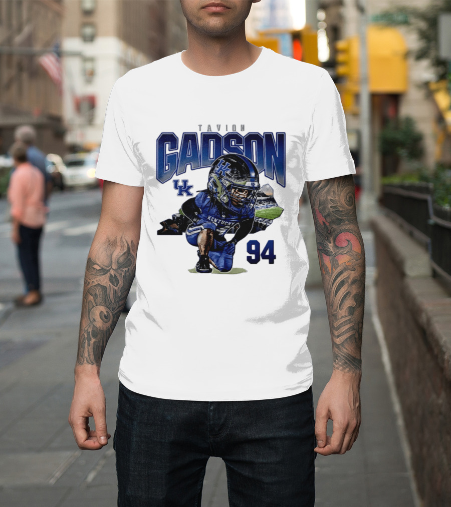 Tavion Gadson Kentucky Wildcats Football 94 UK T-Shirt