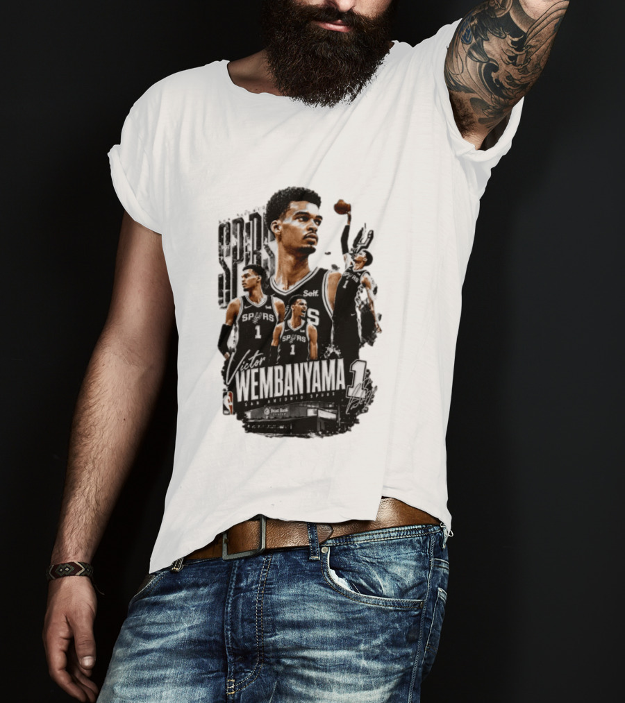 Victor Wembanyama San Antonio Spurs NBA Basketball Self 1 T-Shirt
