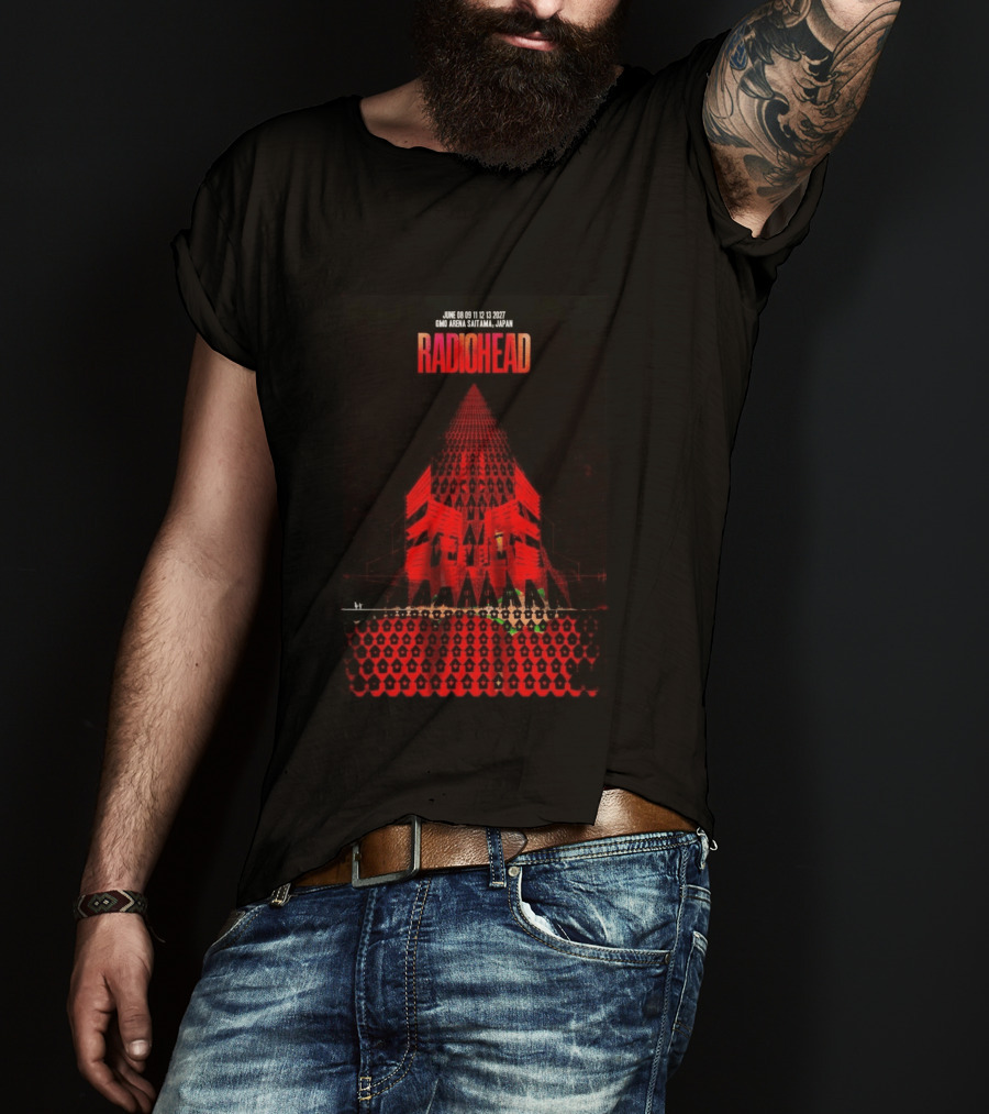 Radiohead 2027 GMO Arena Saitama Japan Concert June 8 9 11 12 13 T-Shirt