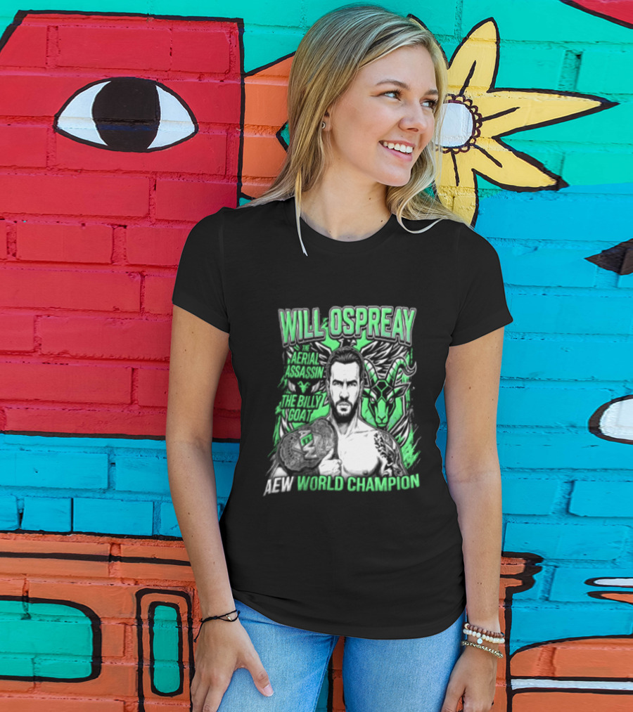Will Ospreay Aerial Assassin Billy Goat World Champion T-Shirt