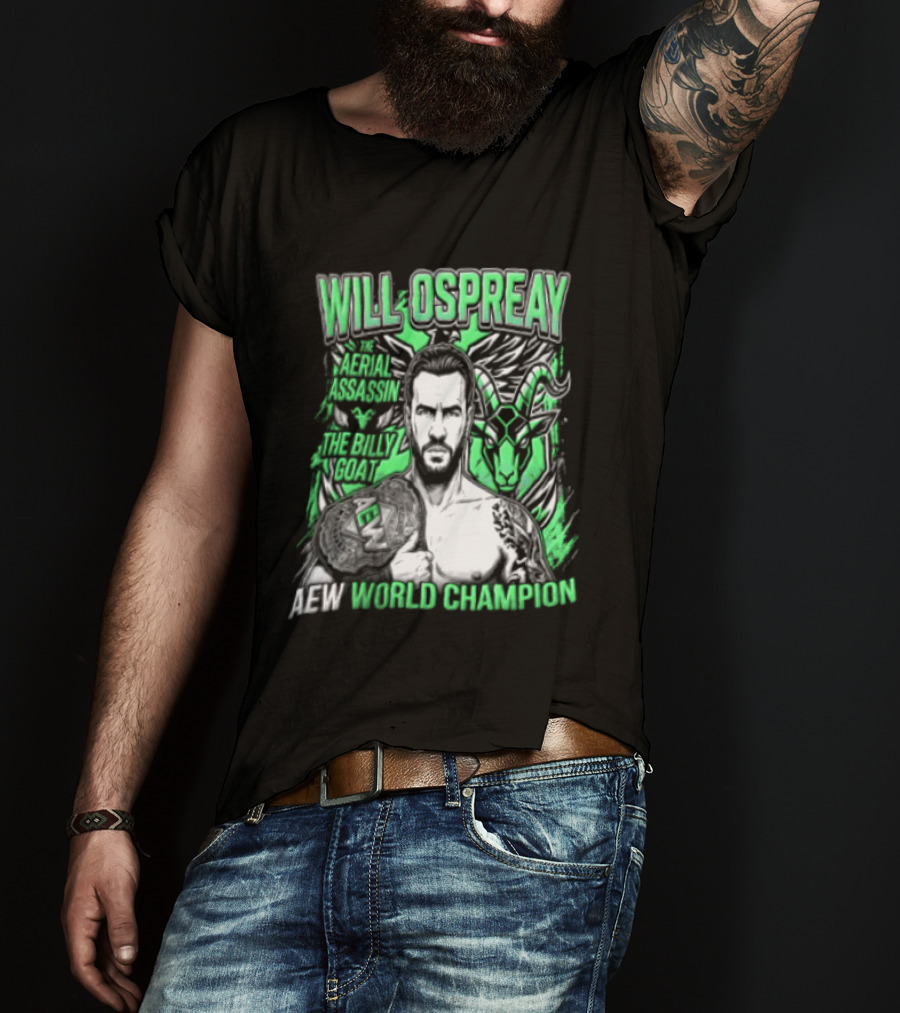 Will Ospreay Aerial Assassin Billy Goat World Champion T-Shirt