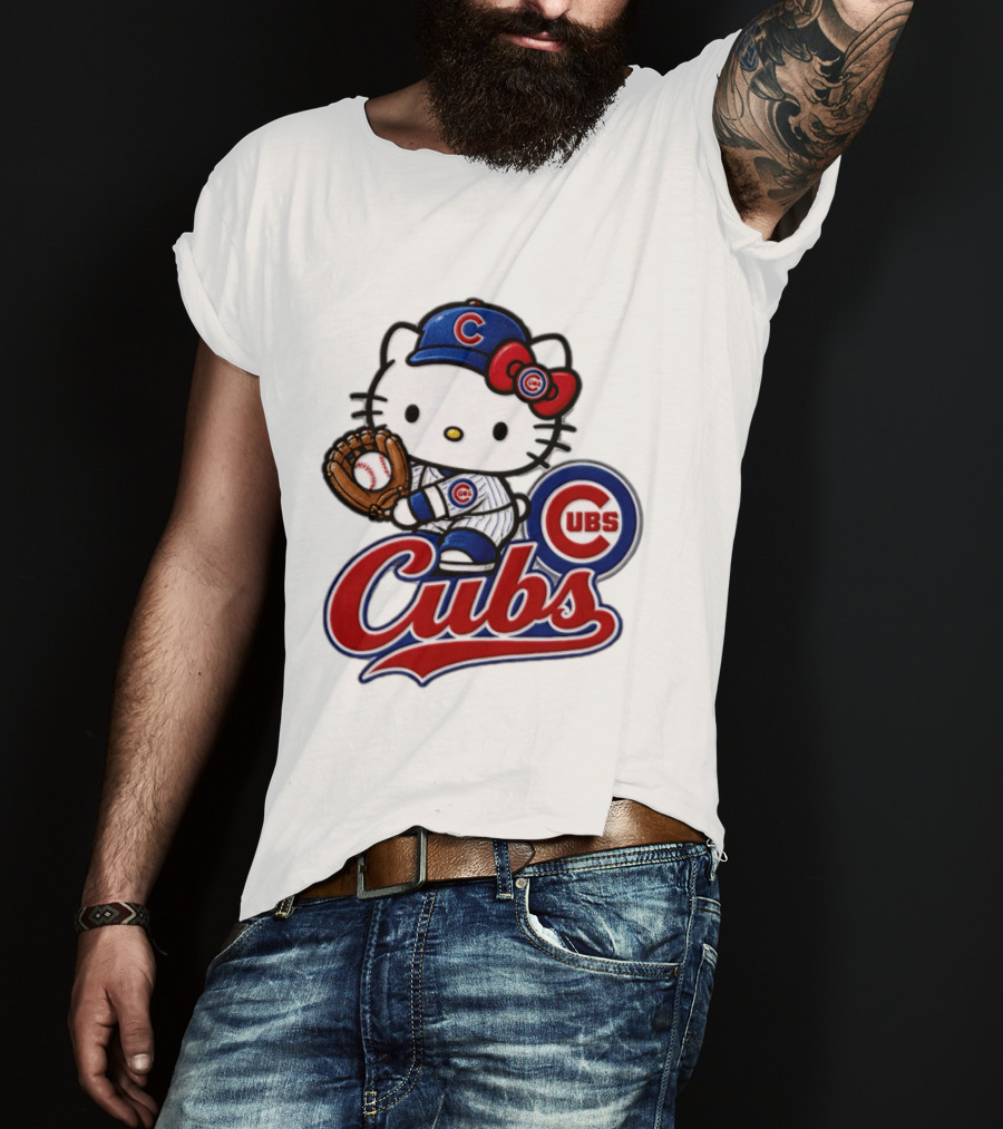 Hello Kitty Cubs 2026 MLB Baseball Chicago T-Shirt