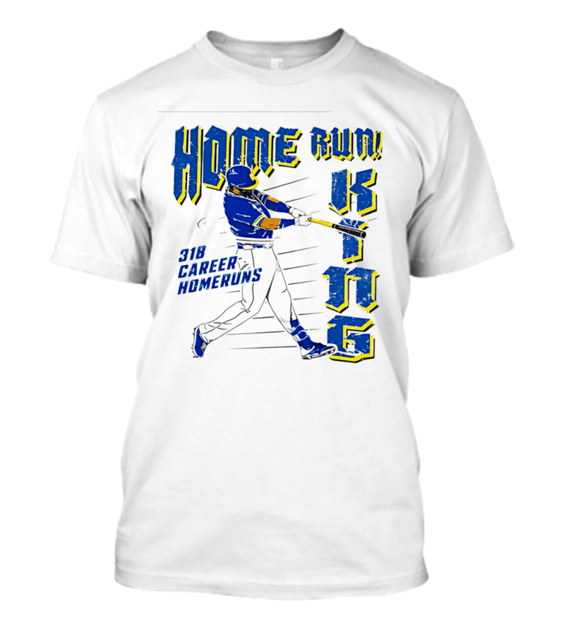 Home Run King 318 Career Homeruns Baseball Player T-Shirt