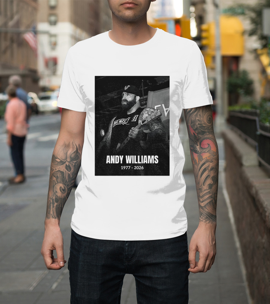 Andy Williams 1977 2026 Every Time I Die T-Shirt