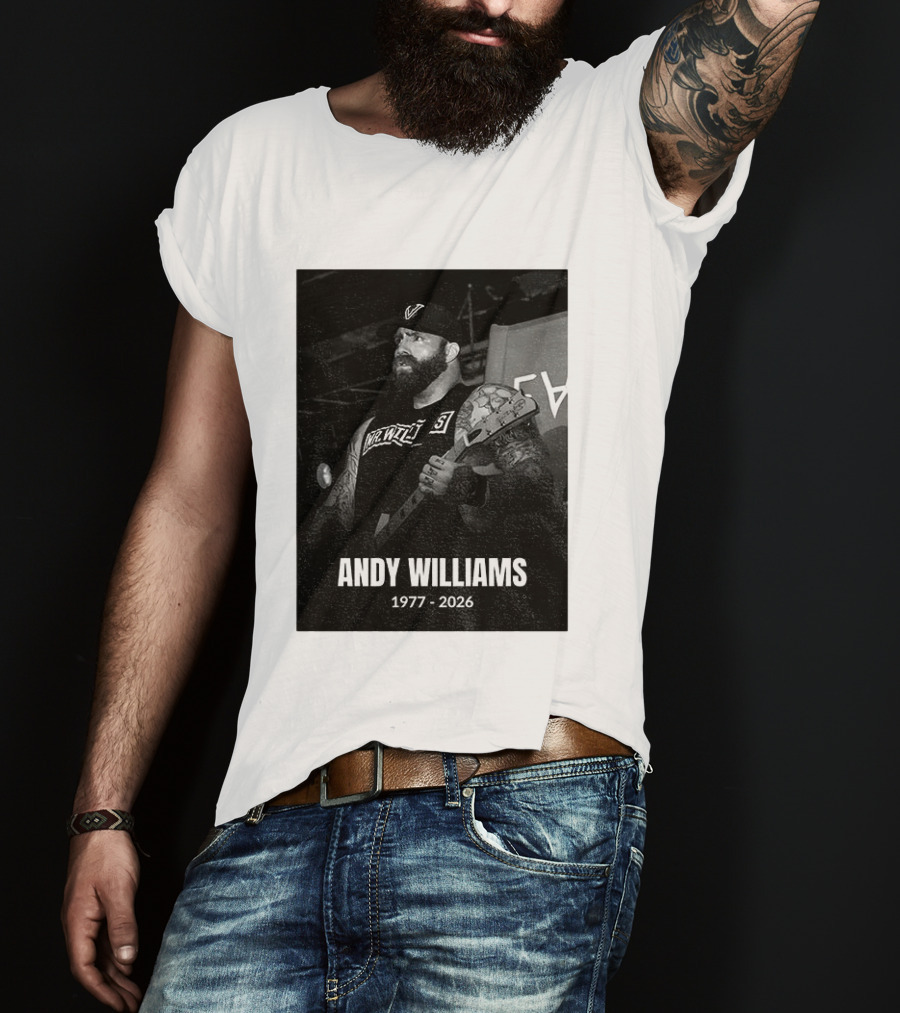 Andy Williams 1977 2026 Every Time I Die T-Shirt