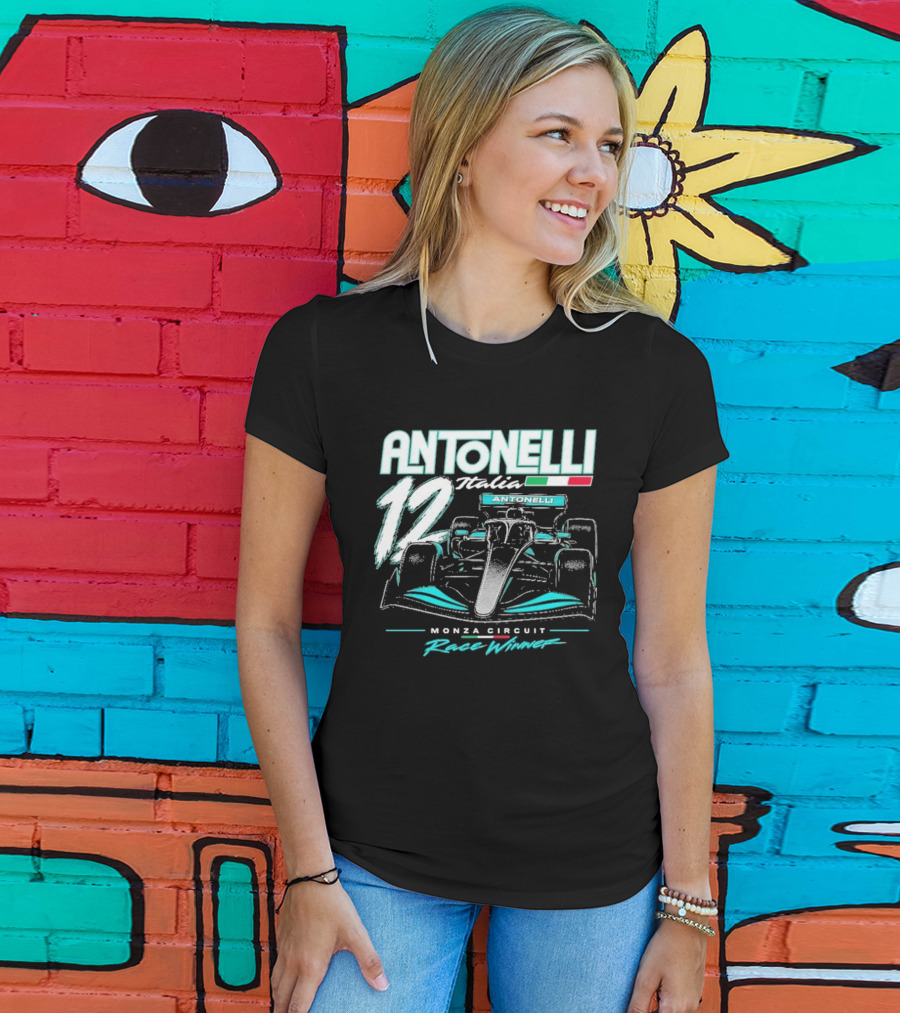 Antonelli Italia 12 Monza Circuit Race Winner T-Shirt