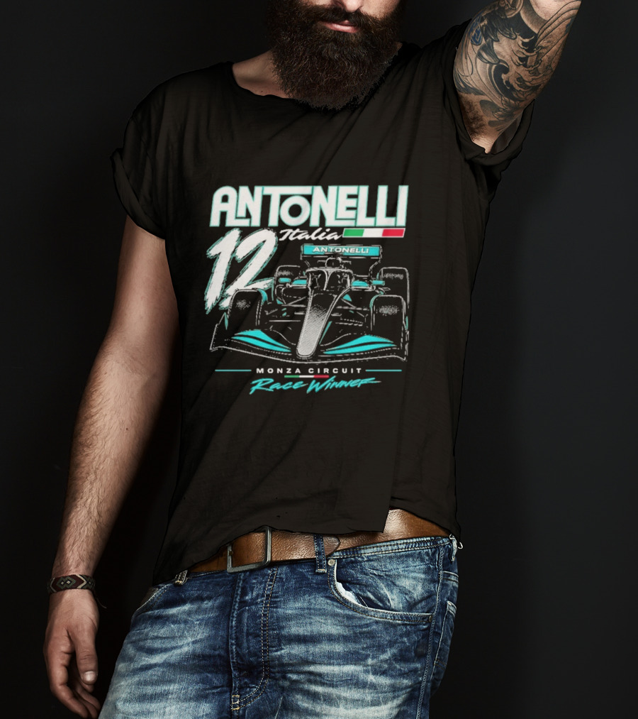 Antonelli Italia 12 Monza Circuit Race Winner T-Shirt