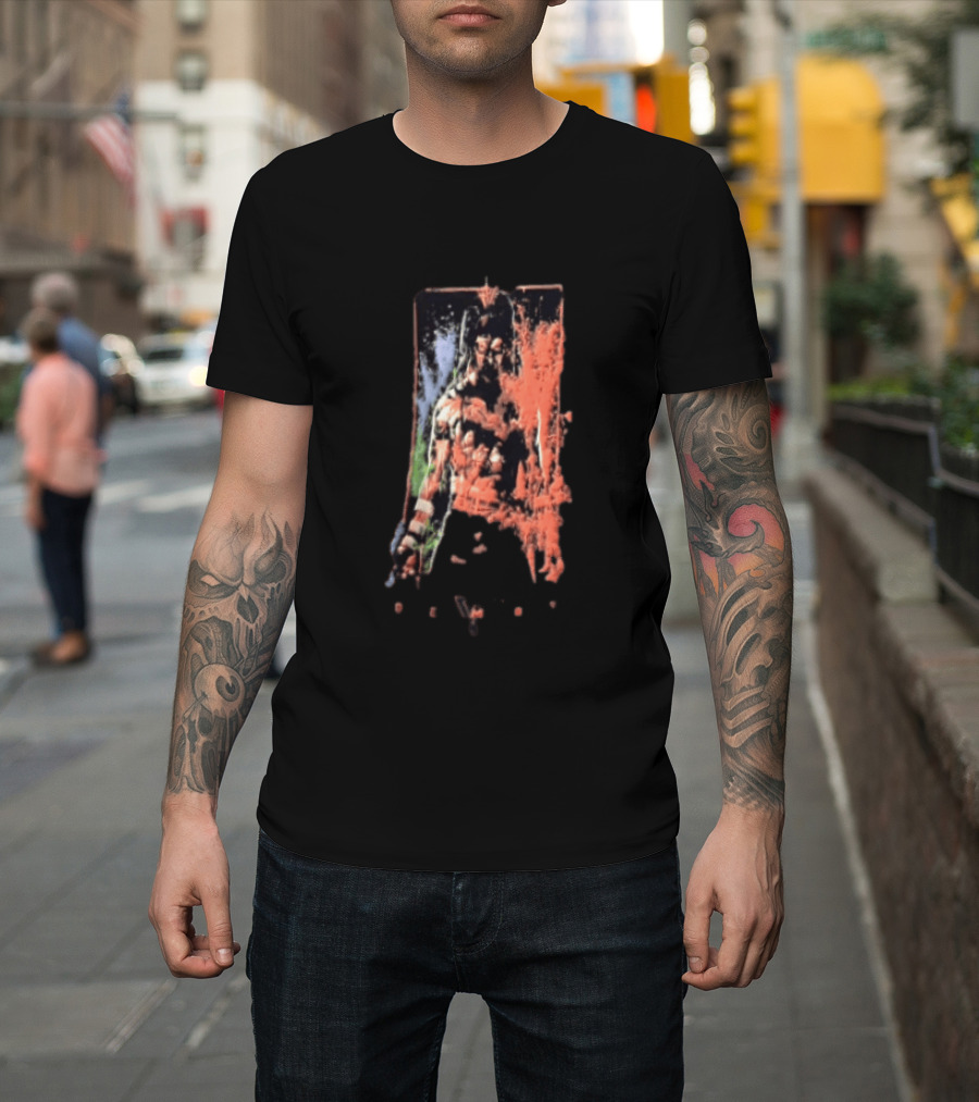 Finn Balor The Demon WWE Paint Splatter T-Shirt