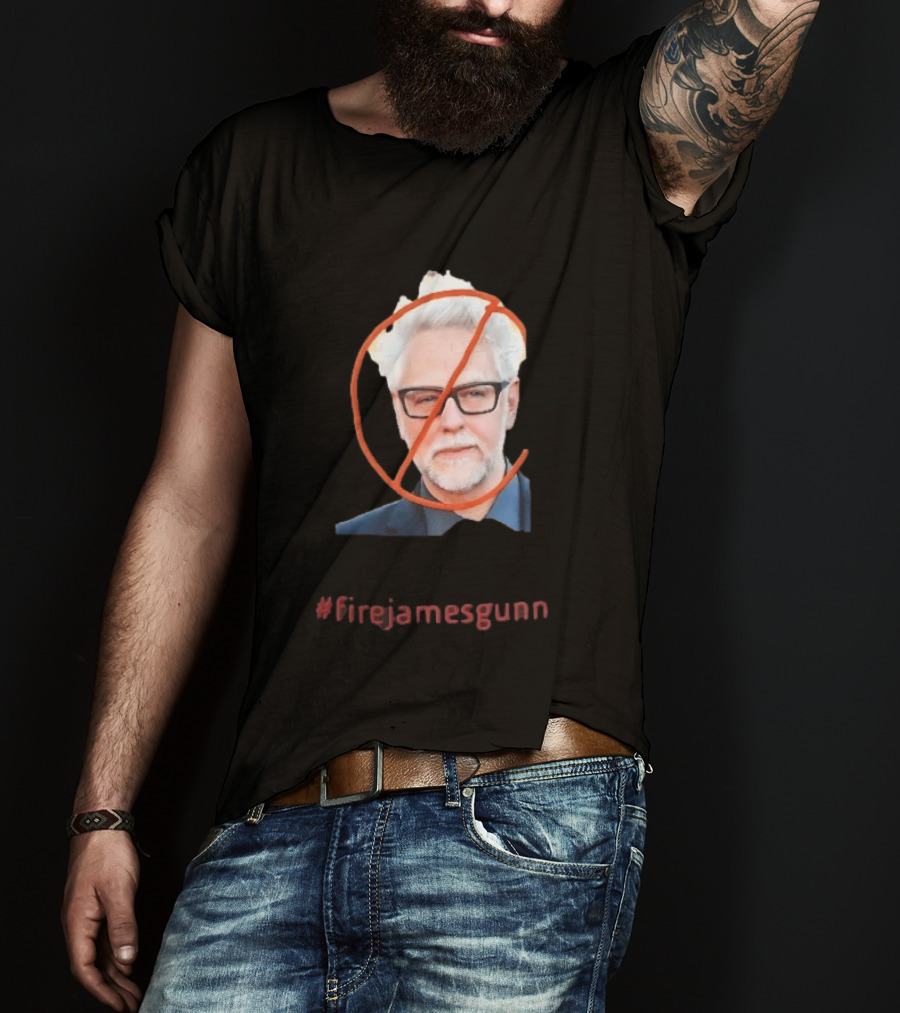 #FireJamesGunn Photo Red No T-Shirt