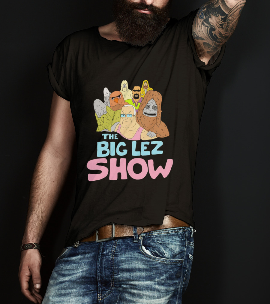 The Big Lez Show Characters Animation Cast Compilation T-Shirt