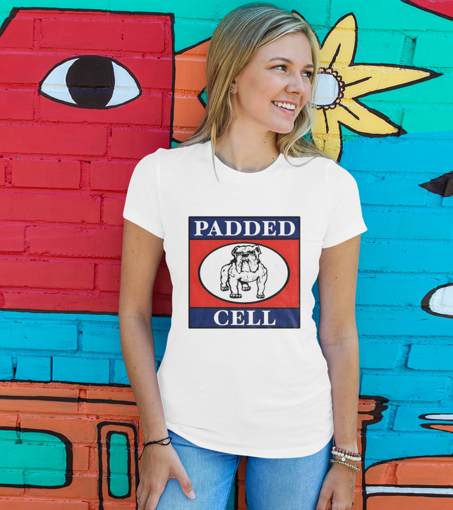 Punk Rock Padded Cell Bulldog Oval T-Shirt